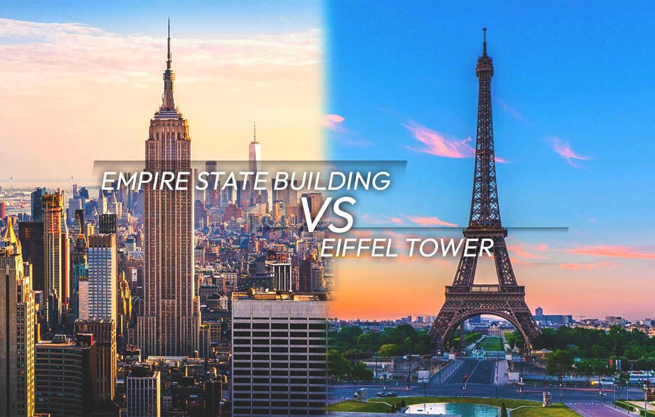empire state building vs eiffel tower