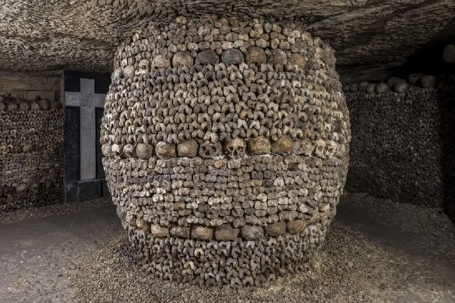 Paris catacombs