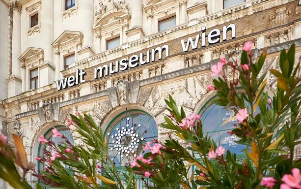 Entry to the Weltmuseum in Vienna