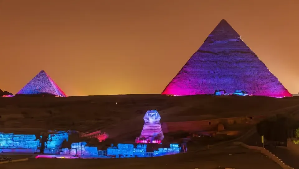 Sound And Light Show At Giza Pyramids
