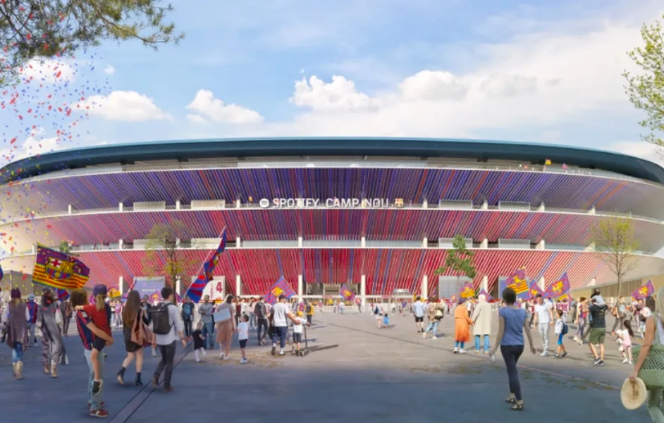 visitors are coming to Camp Nou